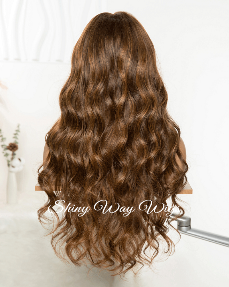 Long Curly Human Hair Lace Wig Shiny Way Wigs Melbourne