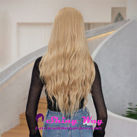 Honey Blonde Long Wavy Lace Front Wig - Shiny Way Wigs Melbourne VIC