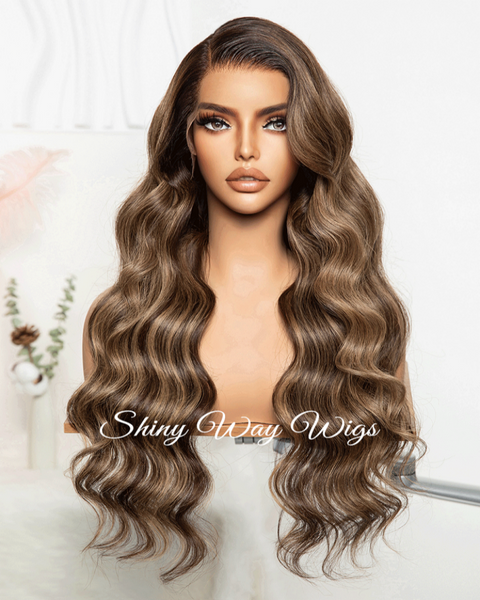 Wavy Hair Long Brown Wig Nz Dark Brown Long Body Wave Wigs With