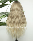 Celebrity Balayage Blonde Curly Human Hair Lace Wig - Shiny Way Sydney