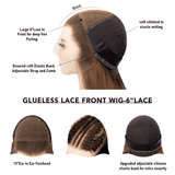 Celebrity White Blonde Natural Wavy Human Hair Lace Wig (Code: HH1381)