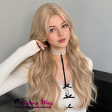 Ready to wear wheat blonde lace wig by Shiny Way Wigs