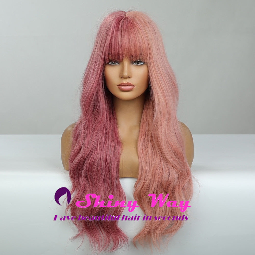 Pink on sale wig perth