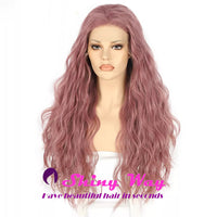 New Bright Colour Fashion Long Curly Lace Wig - Shiny Way Wigs Perth 