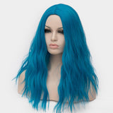 Dark blue curly wig best quality at Shiny Way Wigs Perth WA