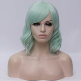 Short mint curly costume and fashion wig - Shiny Way Wigs Adelaide SA