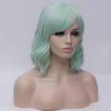 Short mint curly costume and fashion wig - Shiny Way Wigs Adelaide SA