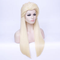 White blonde long costume cosplay wig by Shiny Way Wigs Adelaide SA