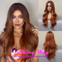 Best selling burgundy red long curly wigs by Shiny Way Wigs Brisbane