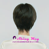 Super natural black short bob wig by Shiny Way Wigs Melbourne VIC