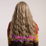 Super natural light ash brown long curly wig by Shiny Way Wigs Sydney
