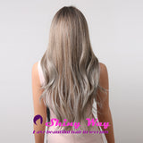 Best selling ash blonde long wavy fashion wig Shiny Way Wigs Perth WA