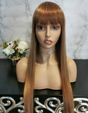 Natural looking long straight fashion wig by Shiny Way Wigs Brisbane