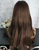 Natural brown long wavy fashion wig by Shiny Way Wigs Melbourne VIC