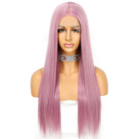 New Light Purple Long Straight Lace Wig - Shiny Way Wigs Melbourne VIC