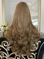 New Arrival Ash Brown Long Wavy Lace Front Wig - Shiny Way Wigs Sydney